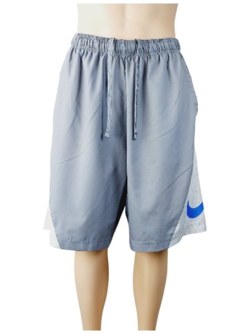 Nike Men's Gray Fly 4.0 Dri-Fit Mesh Drawstring Breathe Training Shorts Size XXL
